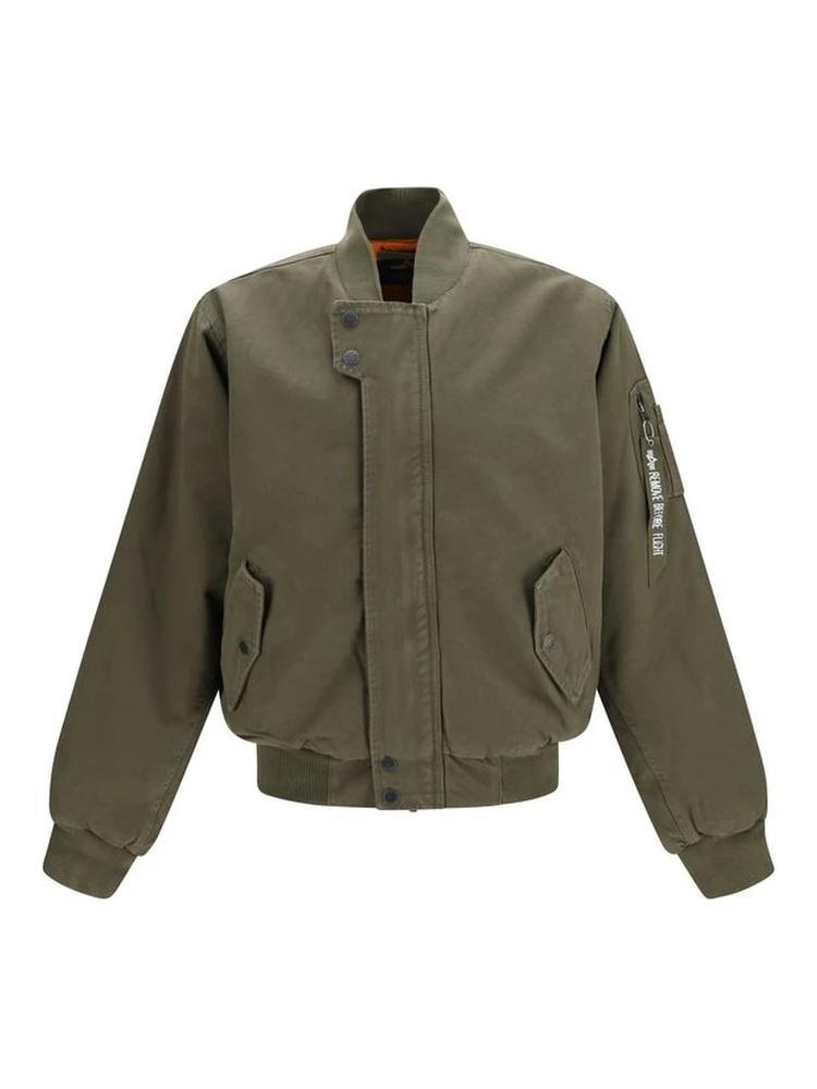 Bicolor Nylon Bomber