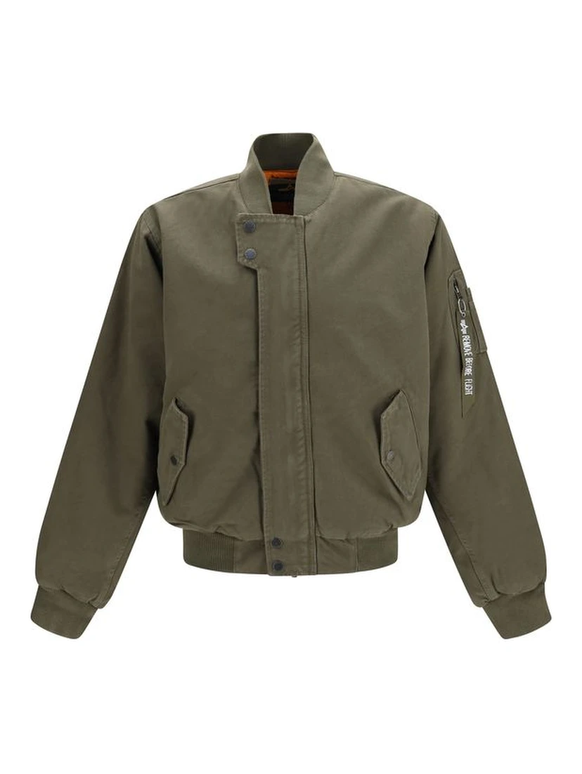 Bicolor Nylon Bomber