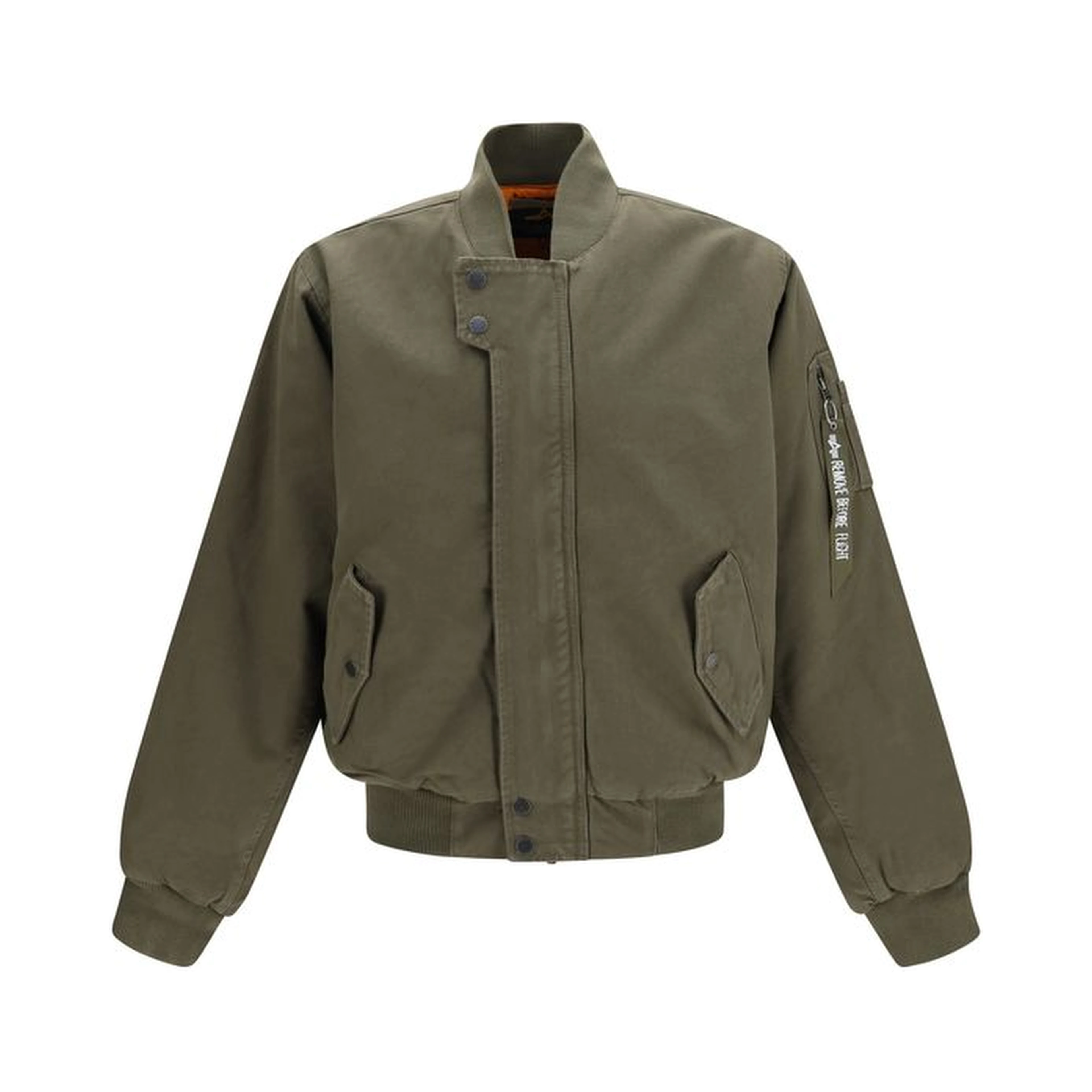 Bicolor Nylon Bomber
