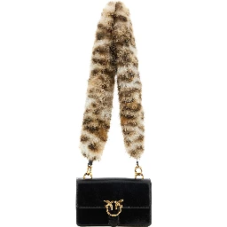 Black Calfskin Shoulder Bag