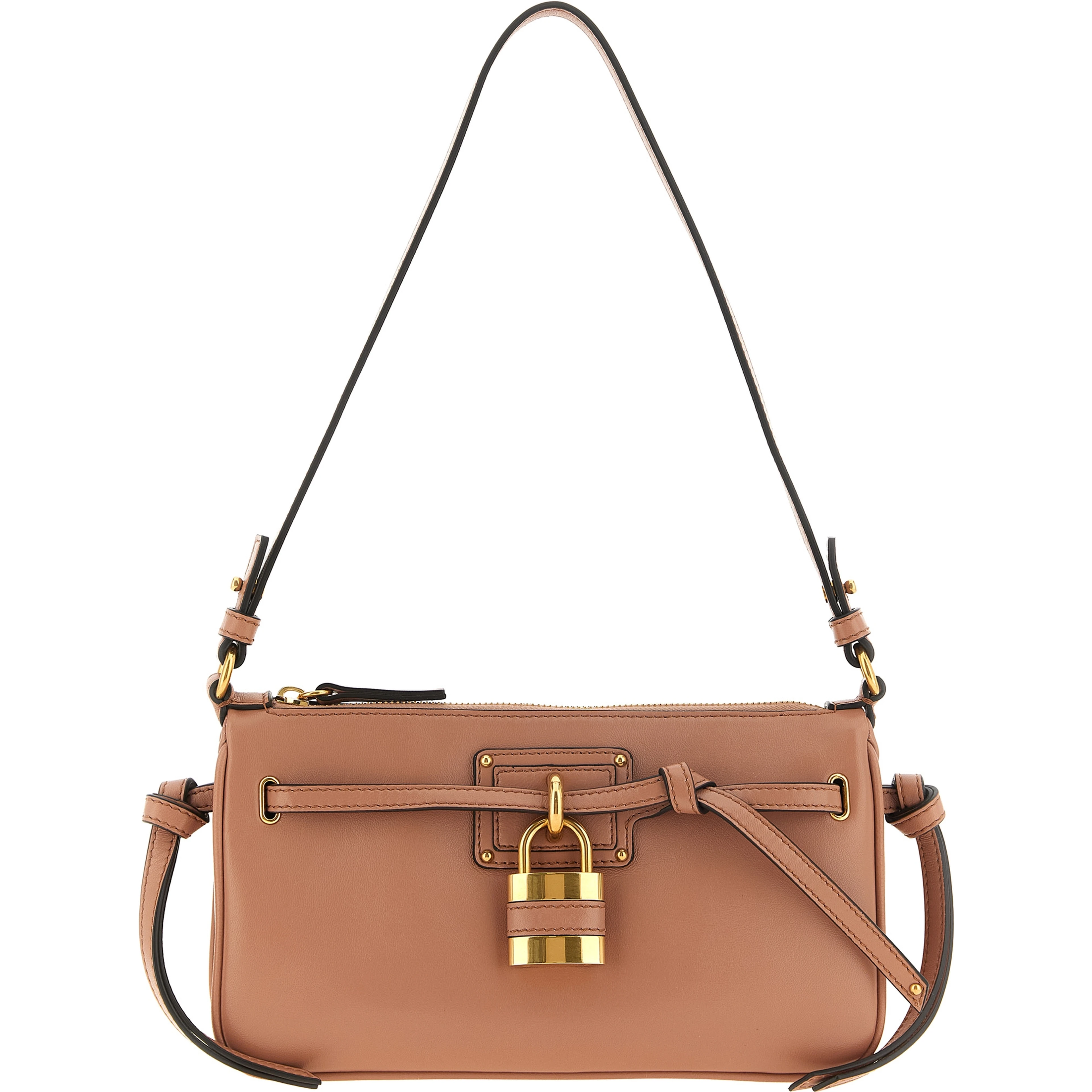 Multicolor Lamb Leather Clutch Bag