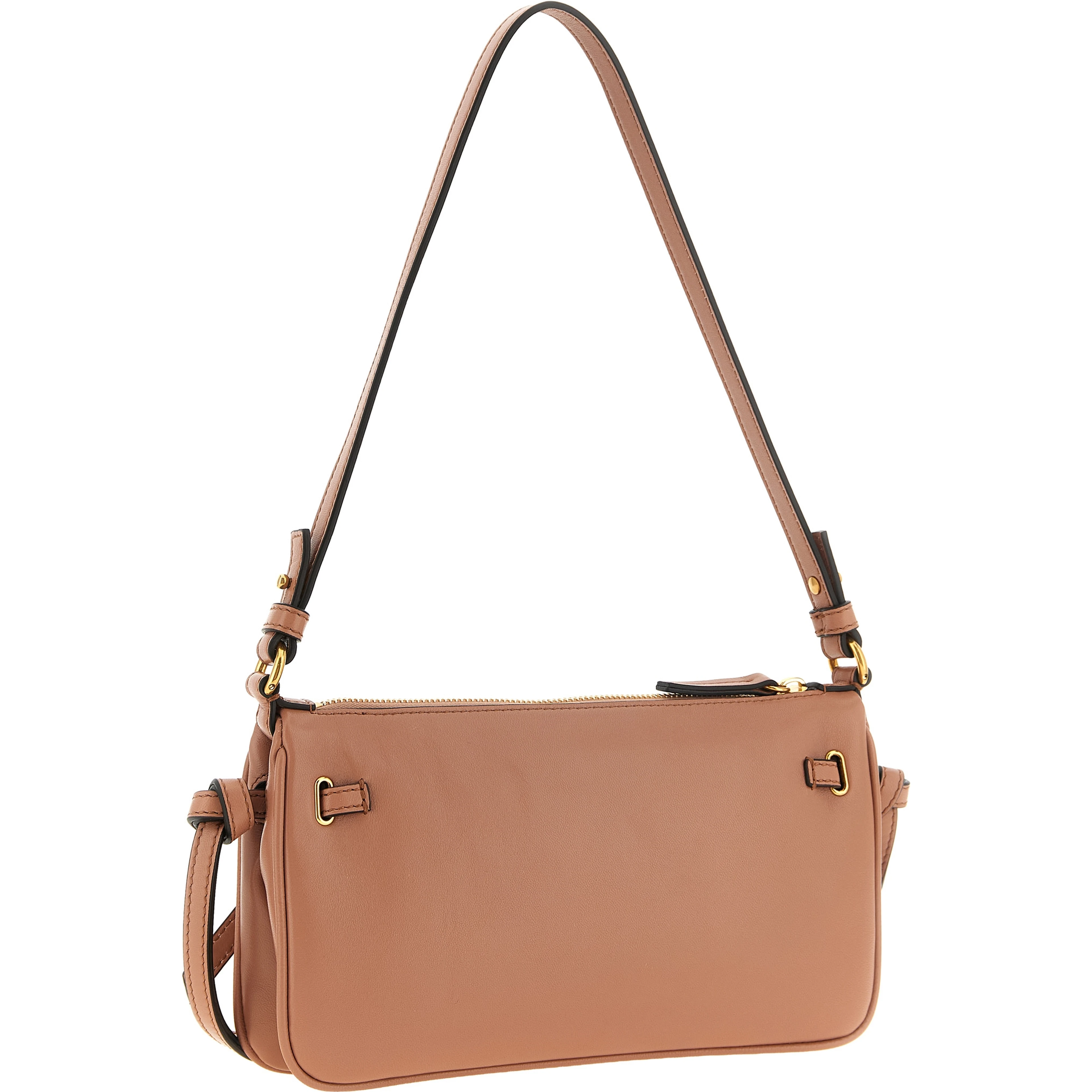 Multicolor Lamb Leather Clutch Bag