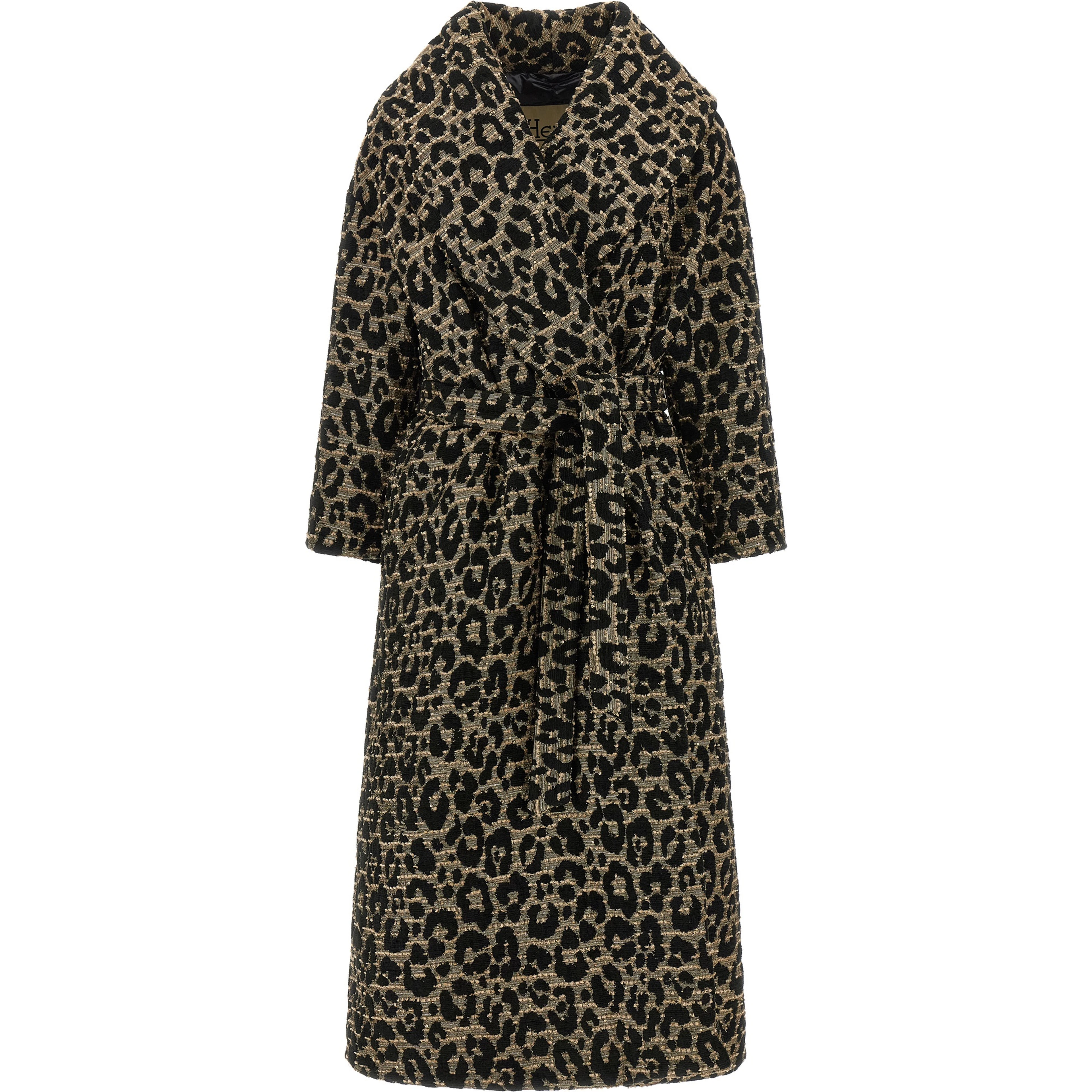 Black Acetate Coat