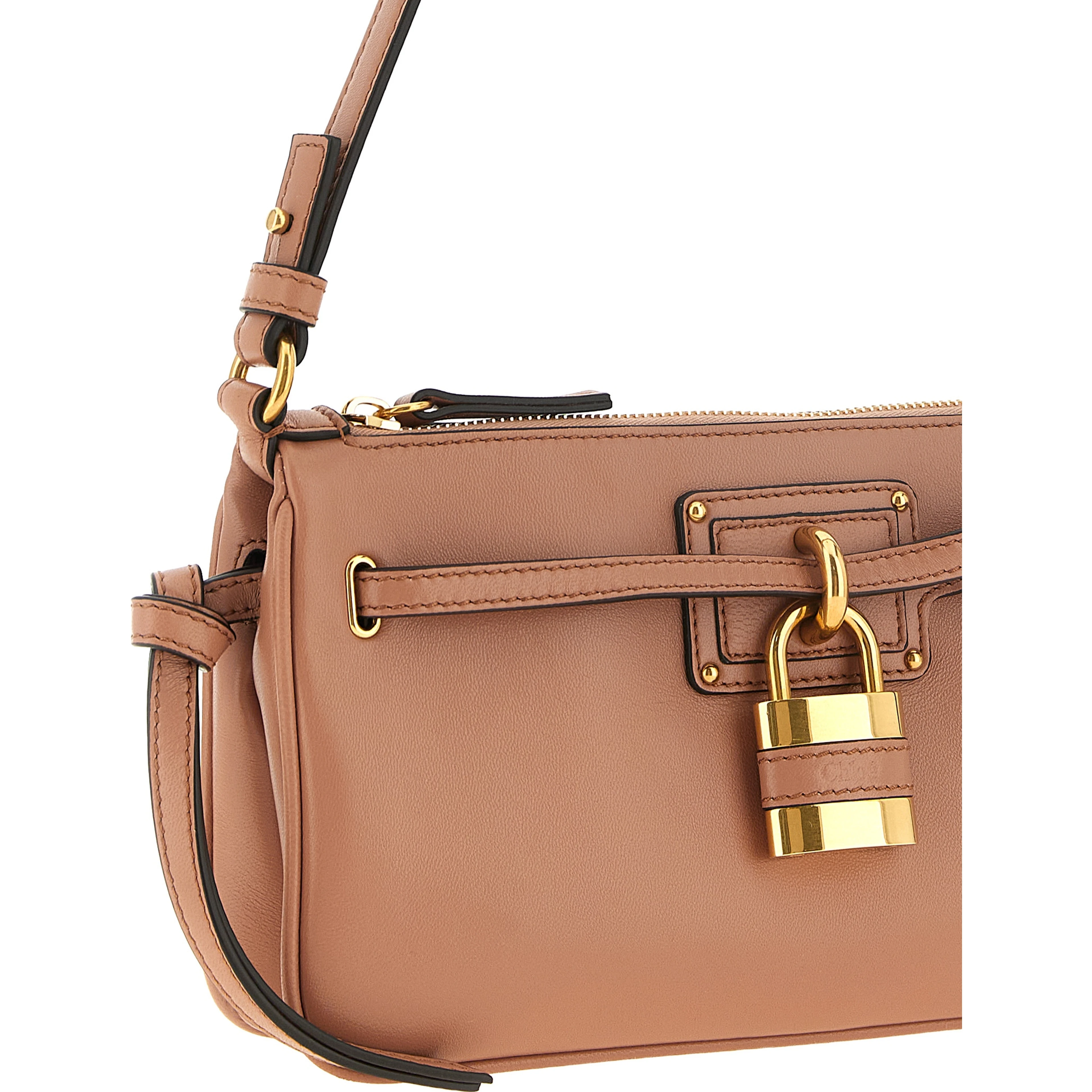 Multicolor Lamb Leather Clutch Bag