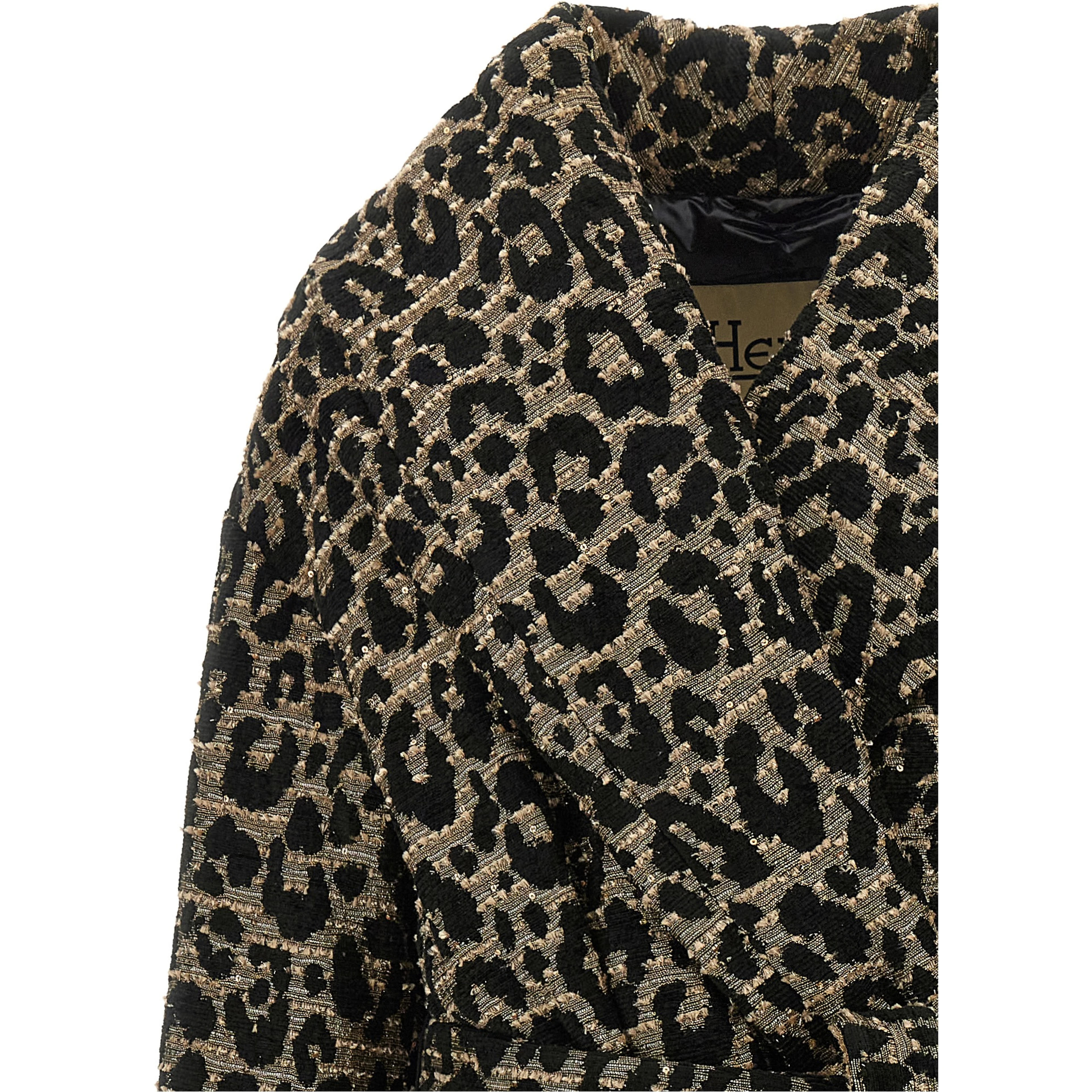 Black Acetate Coat