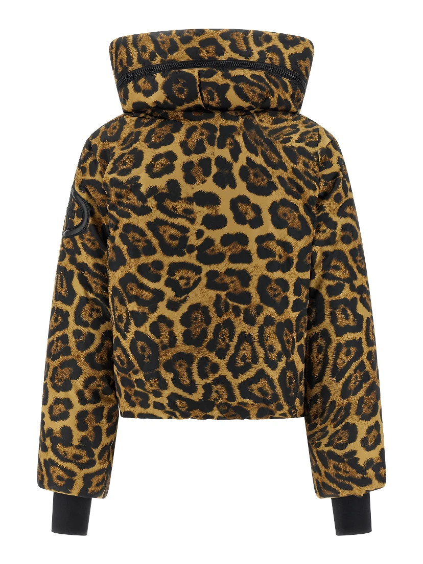 Brown Polyester Shell Jacket