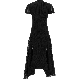 Black Silk Midi Dress