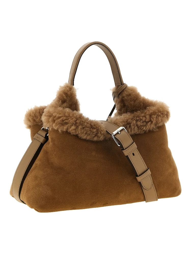 Brown Merino Wool Handbag alternative