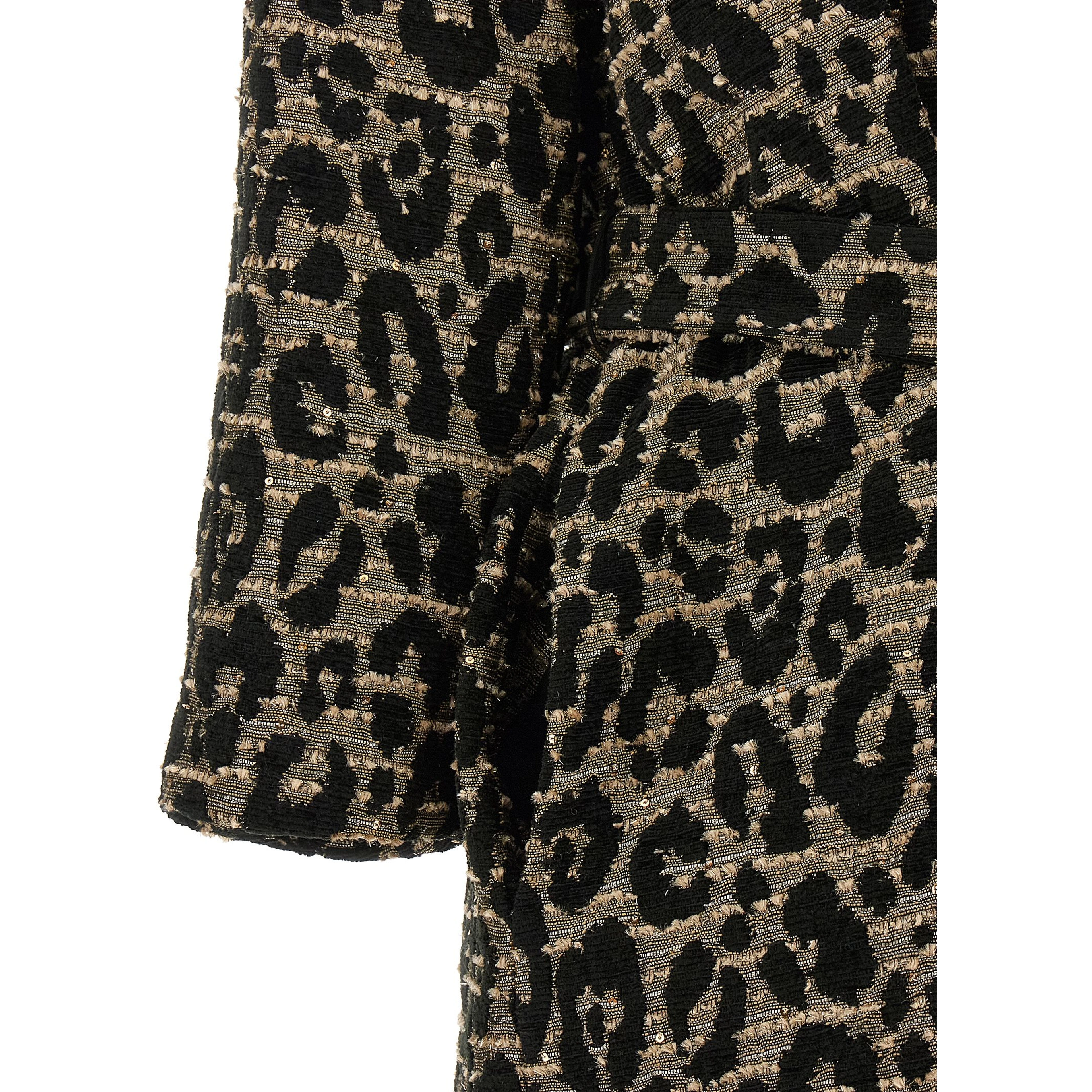 Black Acetate Coat
