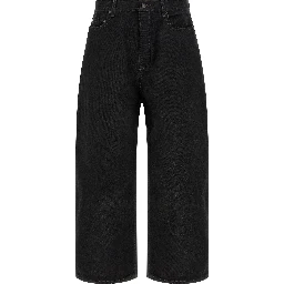 Black Cotton Jeans Denim