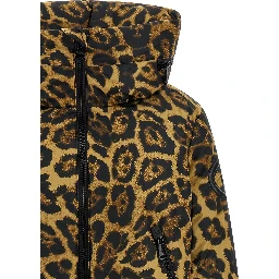 Brown Polyester Shell Jacket