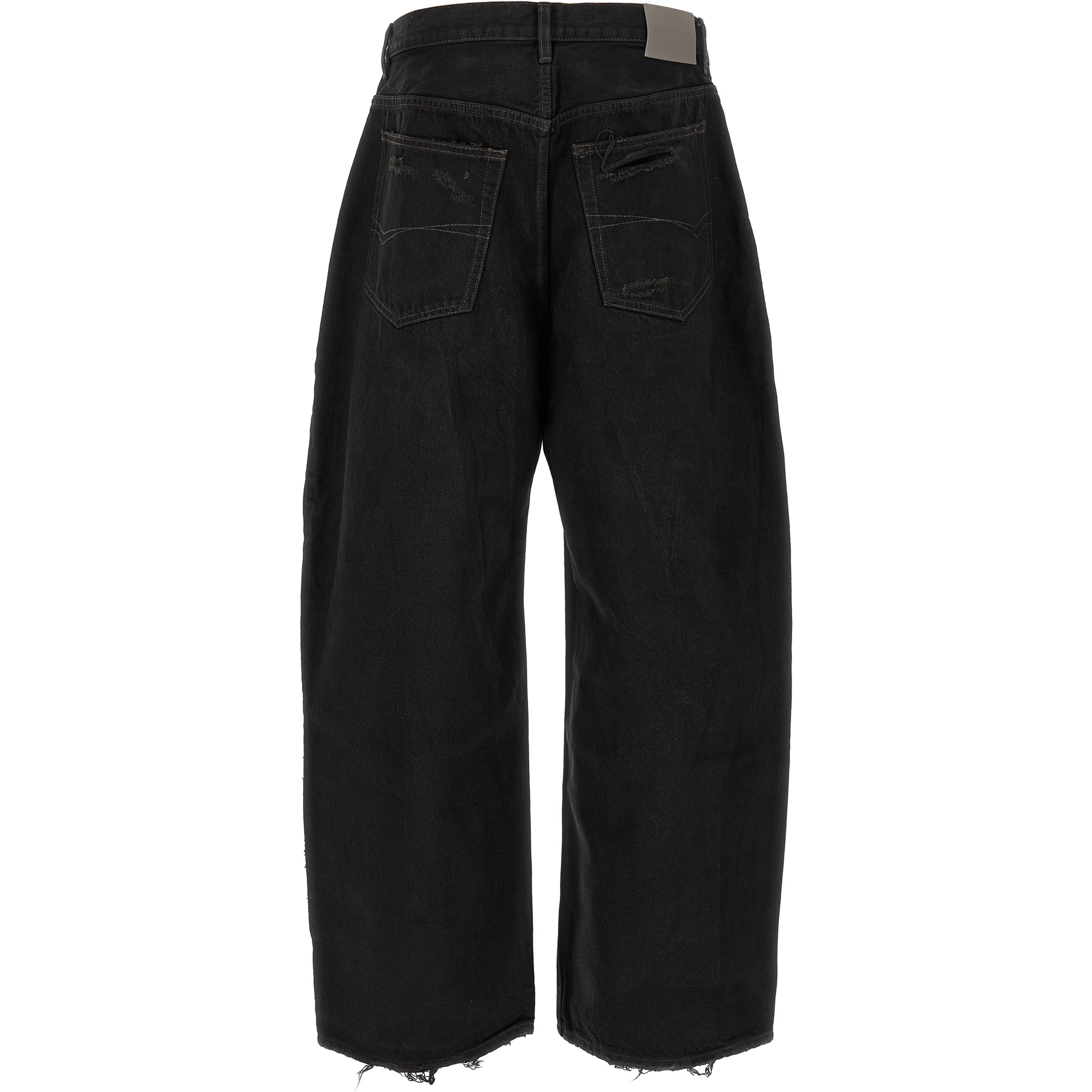 Black Cotton Jeans Denim