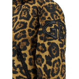 Brown Polyester Shell Jacket