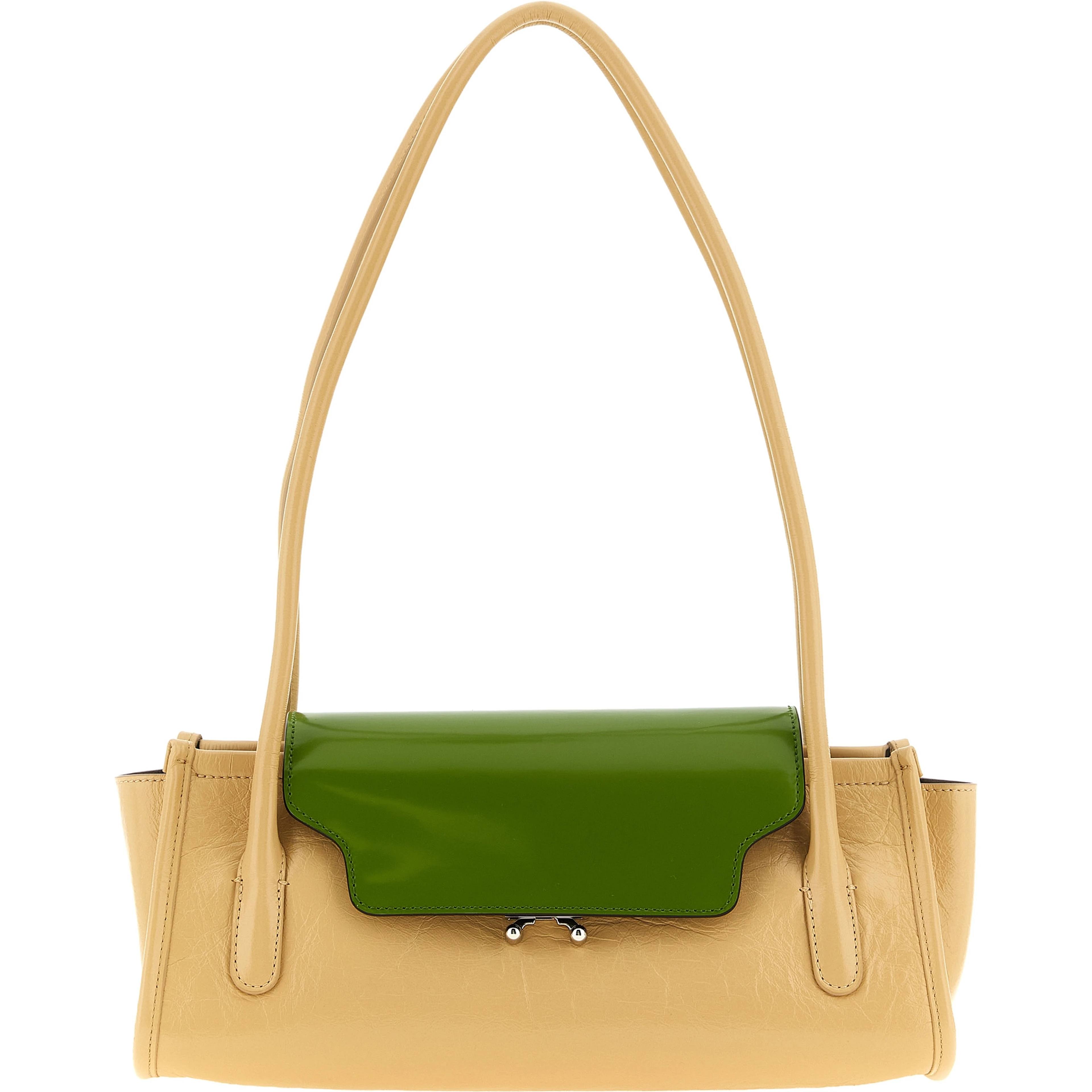 Multicolor Calfskin Shoulder Bag