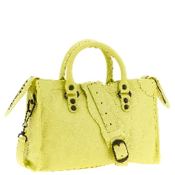 Multicolor Lamb Leather Handbag