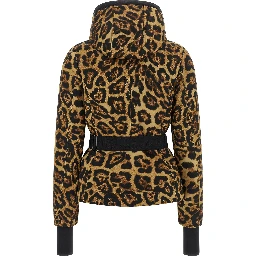Brown Polyester Shell Jacket