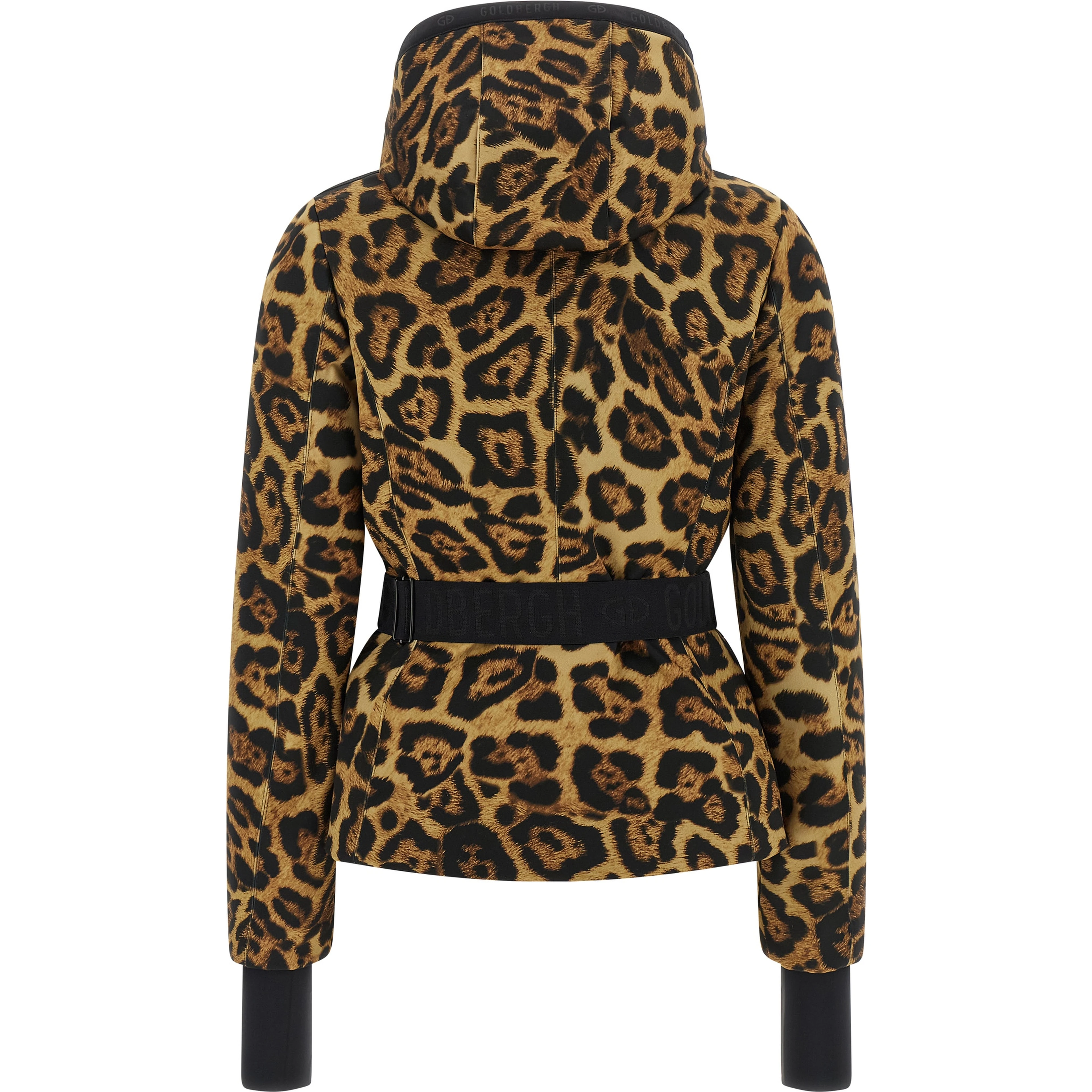 Brown Polyester Shell Jacket