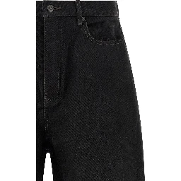 Black Cotton Jeans Denim