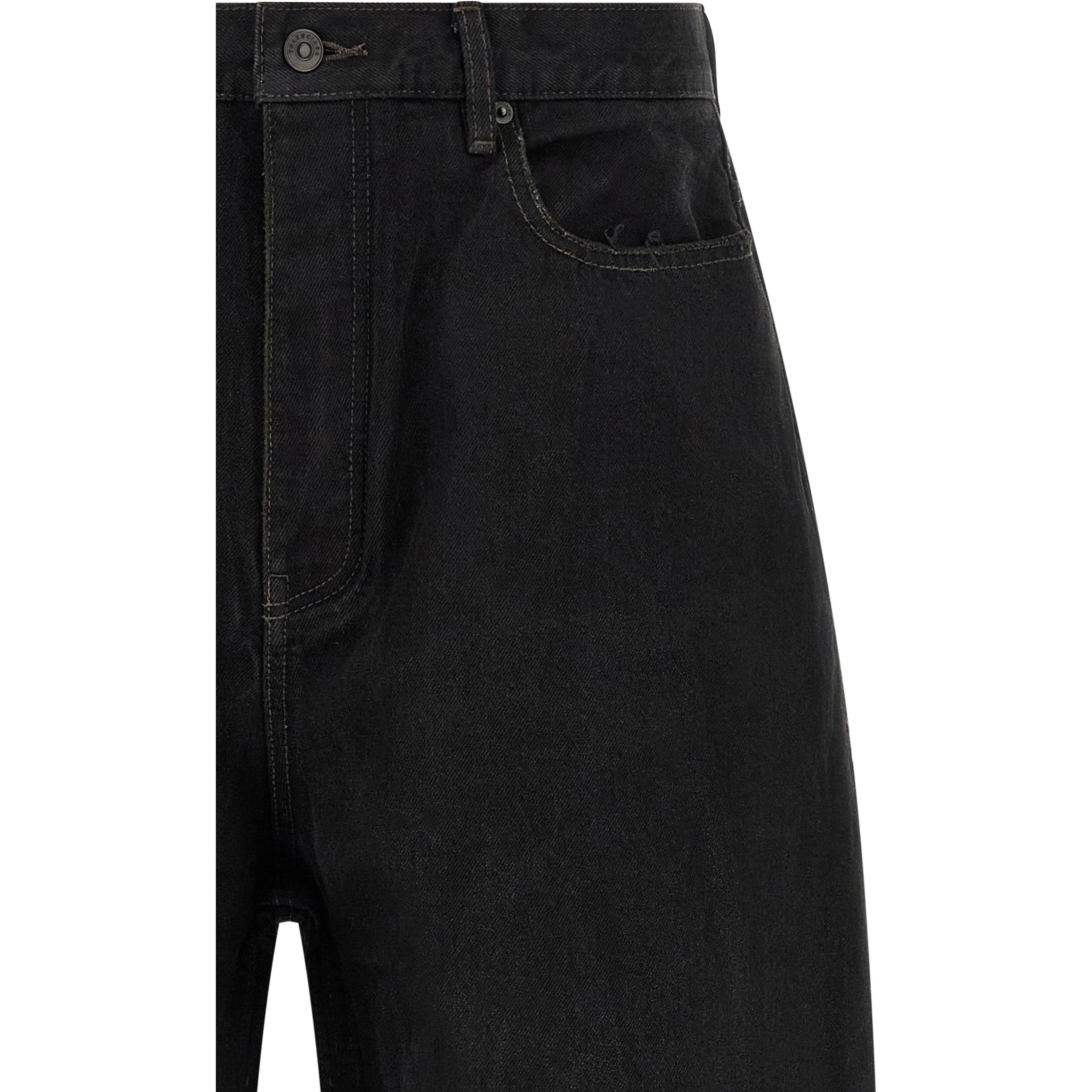 Black Cotton Jeans Denim
