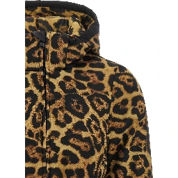Brown Polyester Shell Jacket