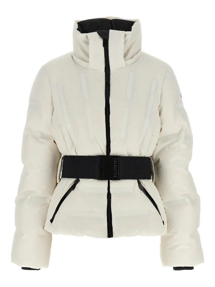 White Polyester Full-Length Jacket alternative