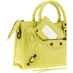 Multicolor Lamb Leather Handbag