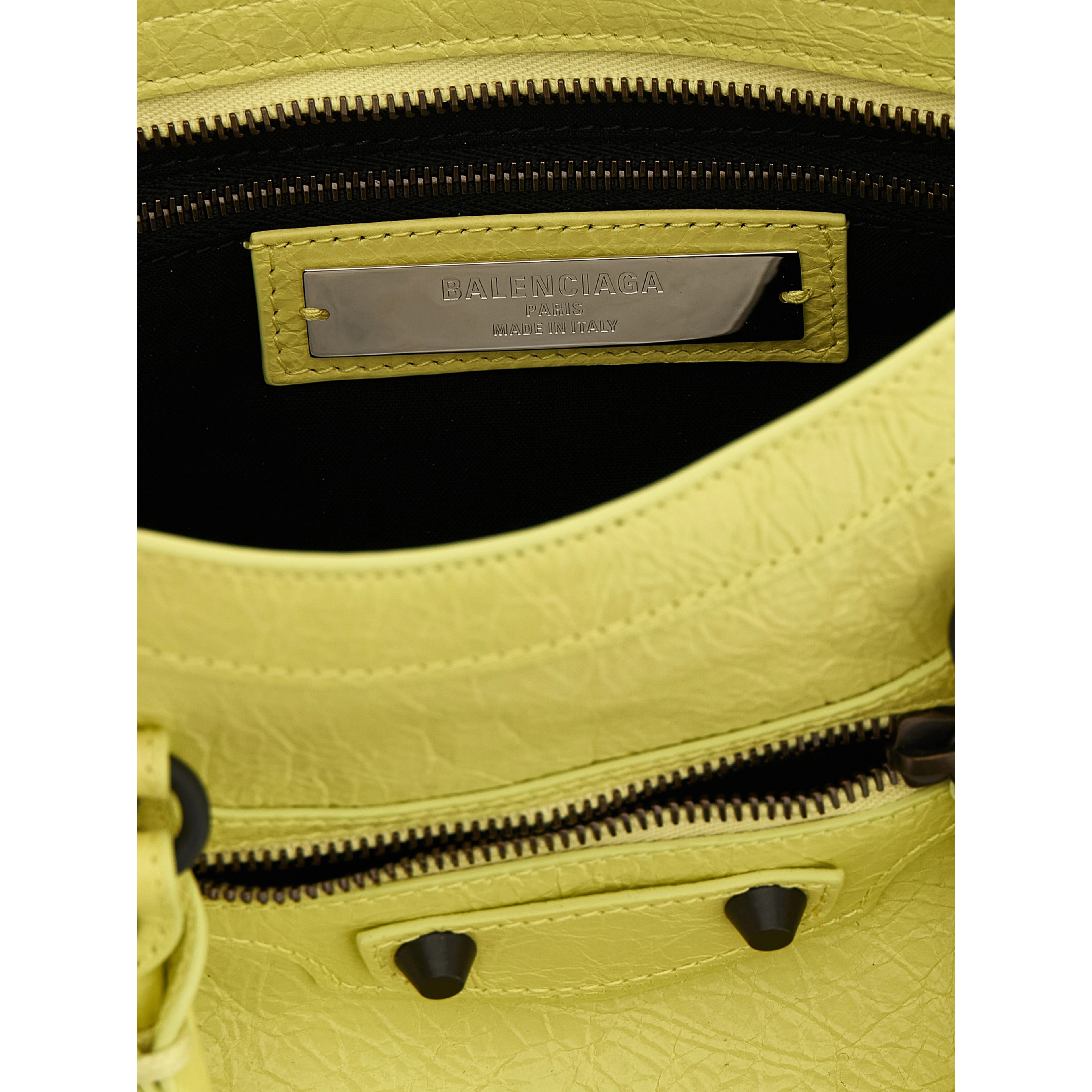 Multicolor Lamb Leather Handbag