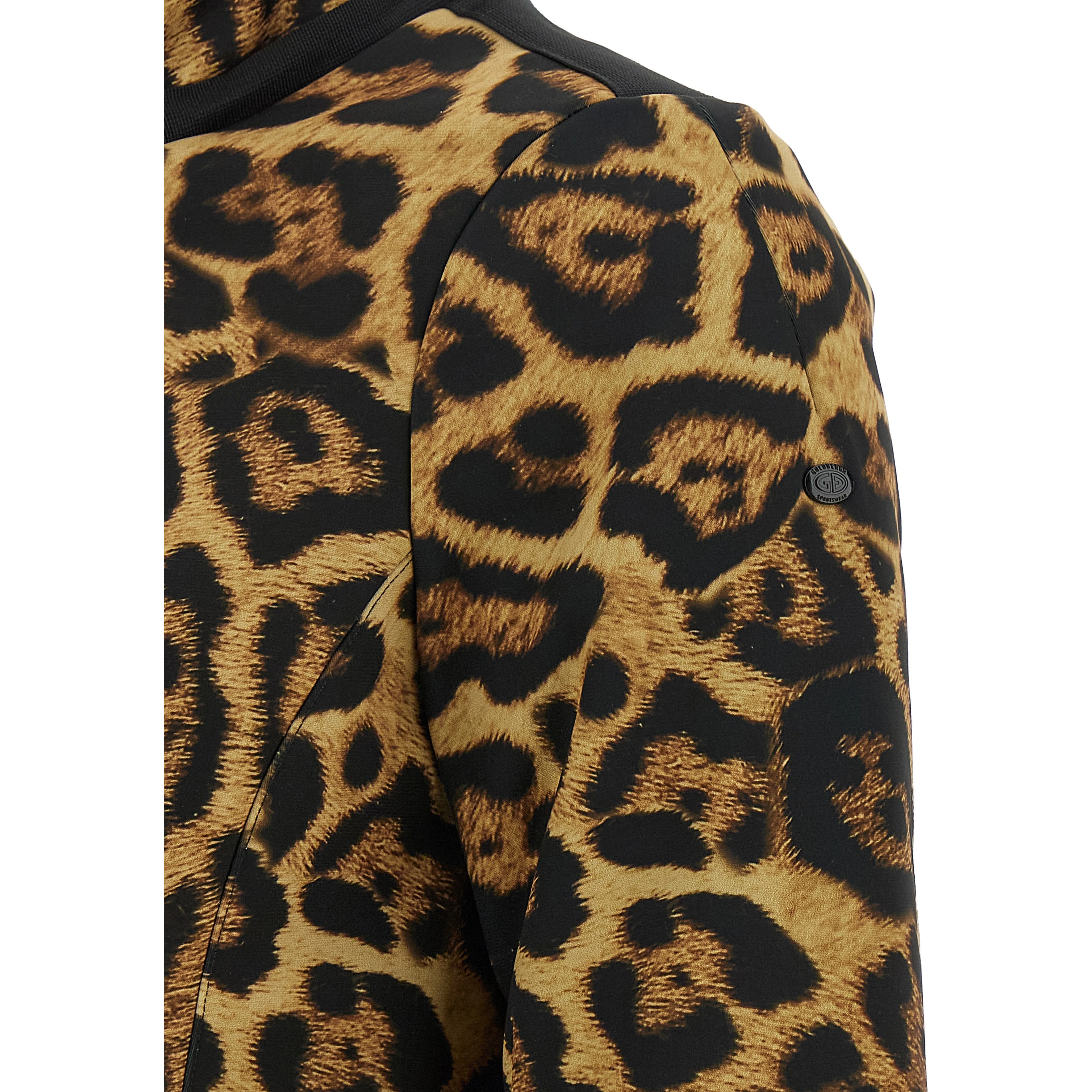 Brown Polyester Shell Jacket