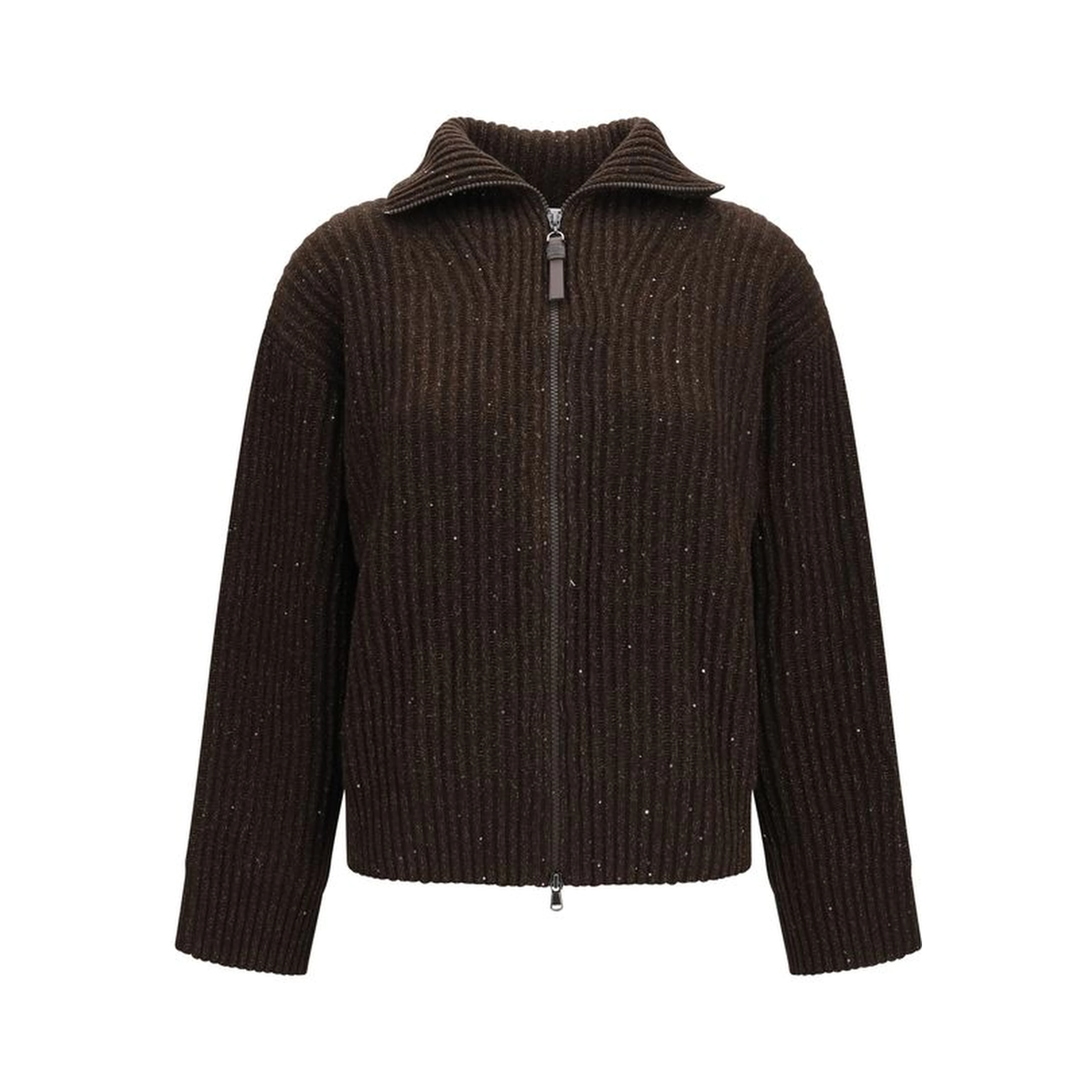 Brown Cashmere Sweatshirt