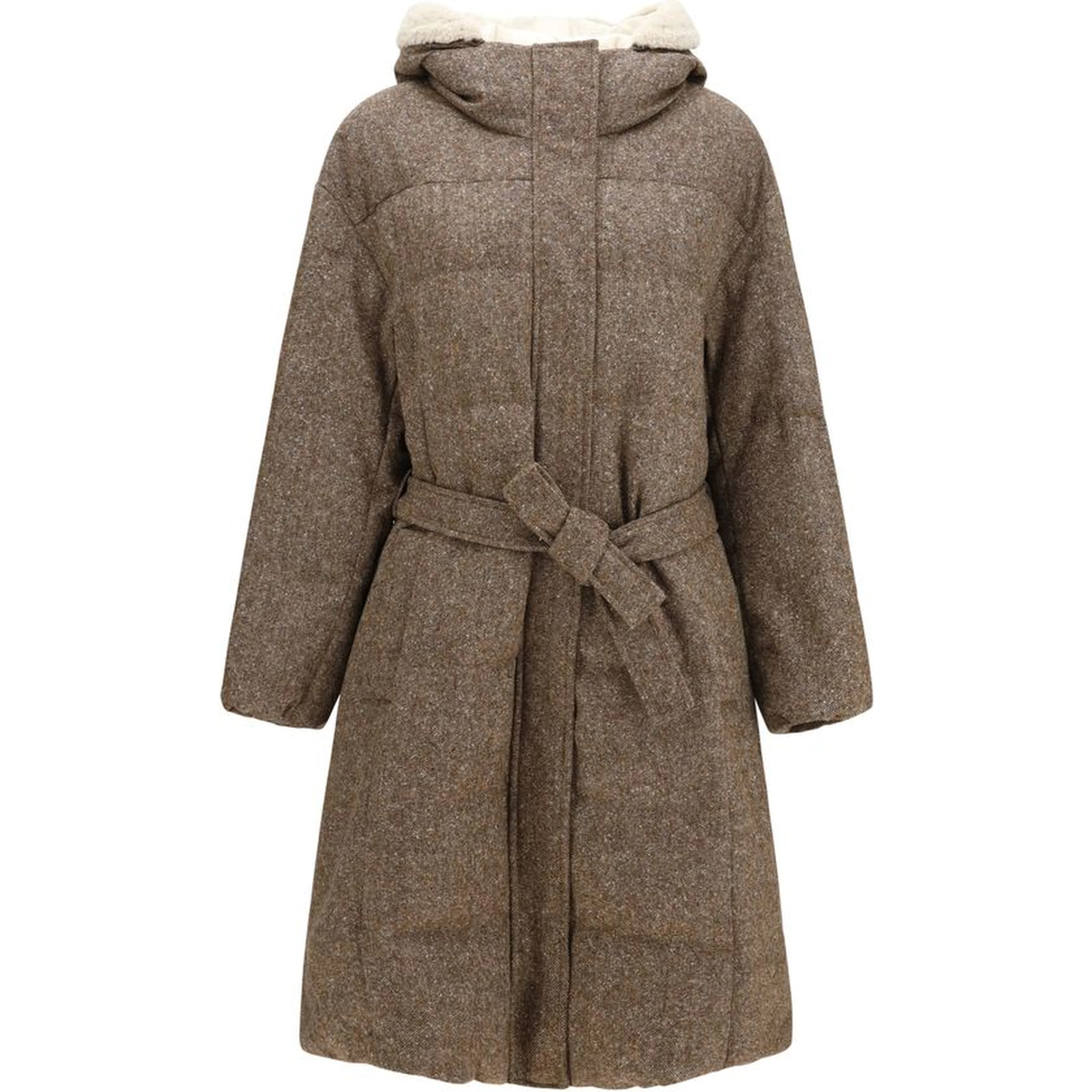 Brown Wool Oves Aries Coat