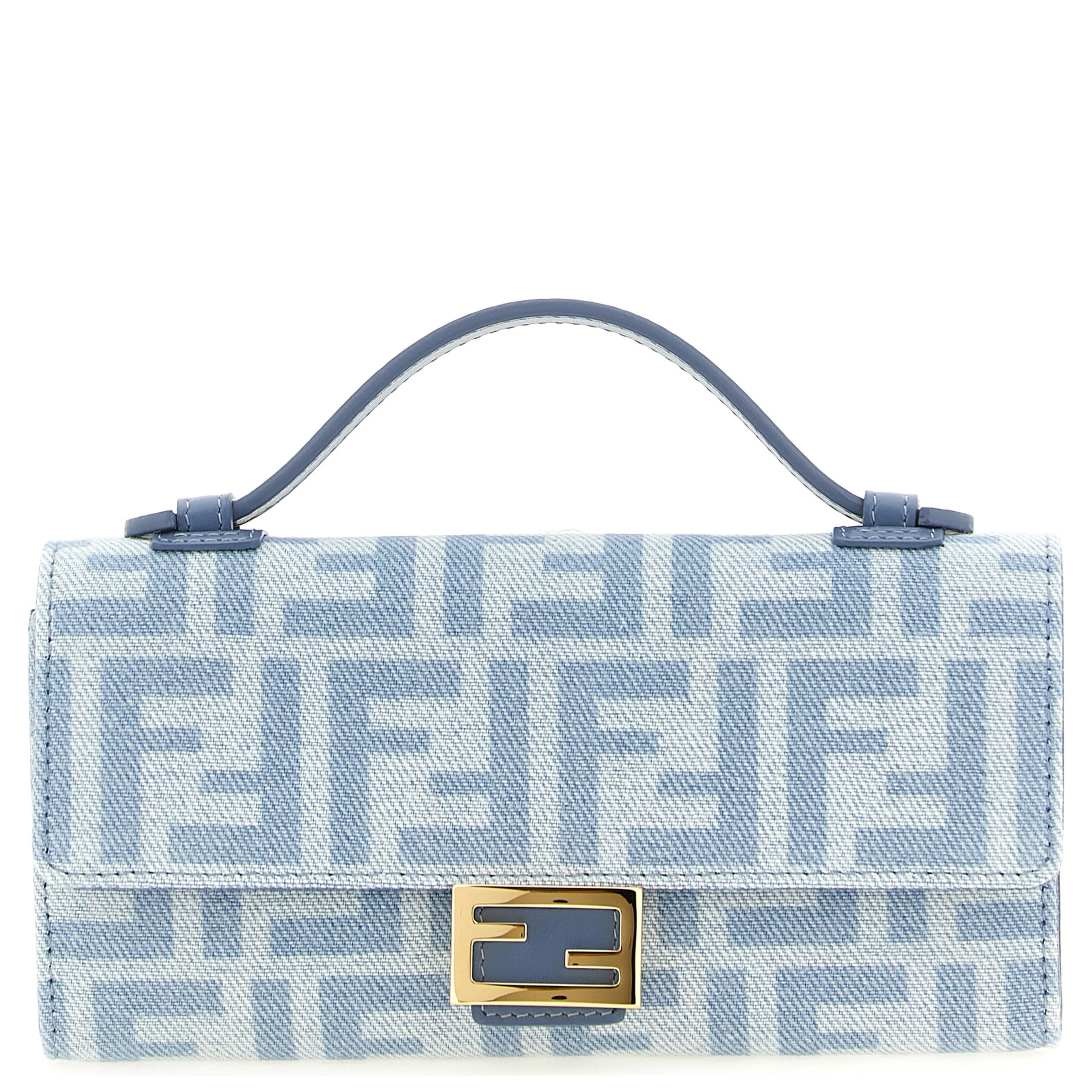 Blue Cotton Cardholder