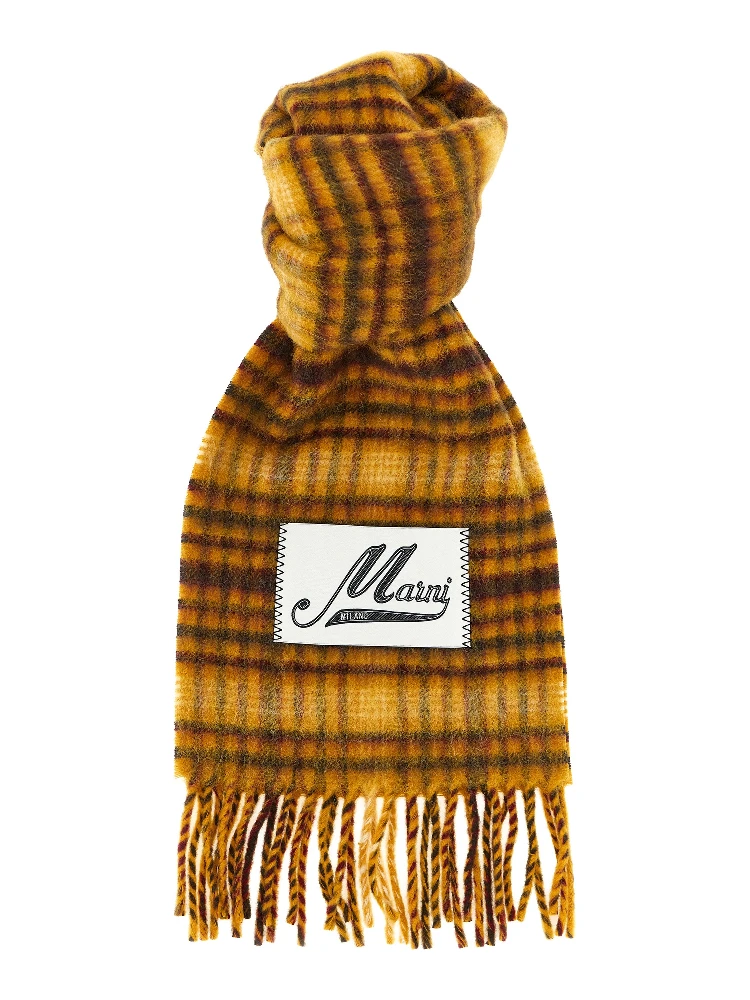 Multicolor Virgin Wool Foulard