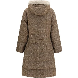 Brown Wool Oves Aries Coat