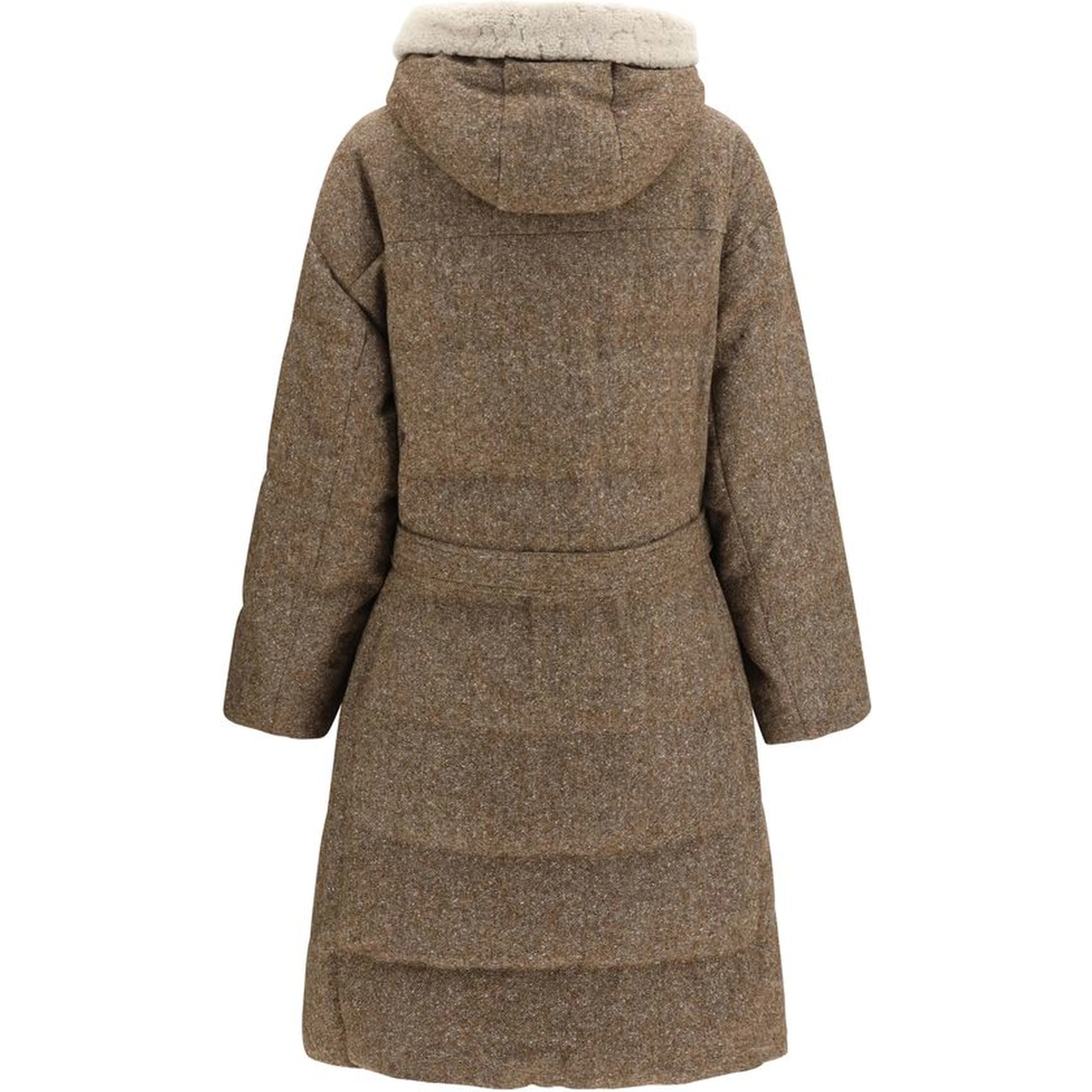 Brown Wool Oves Aries Coat