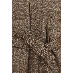 Brown Wool Oves Aries Coat
