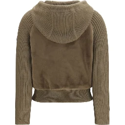 Brown Wool Oves Aries Hoodie