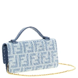 Blue Cotton Cardholder
