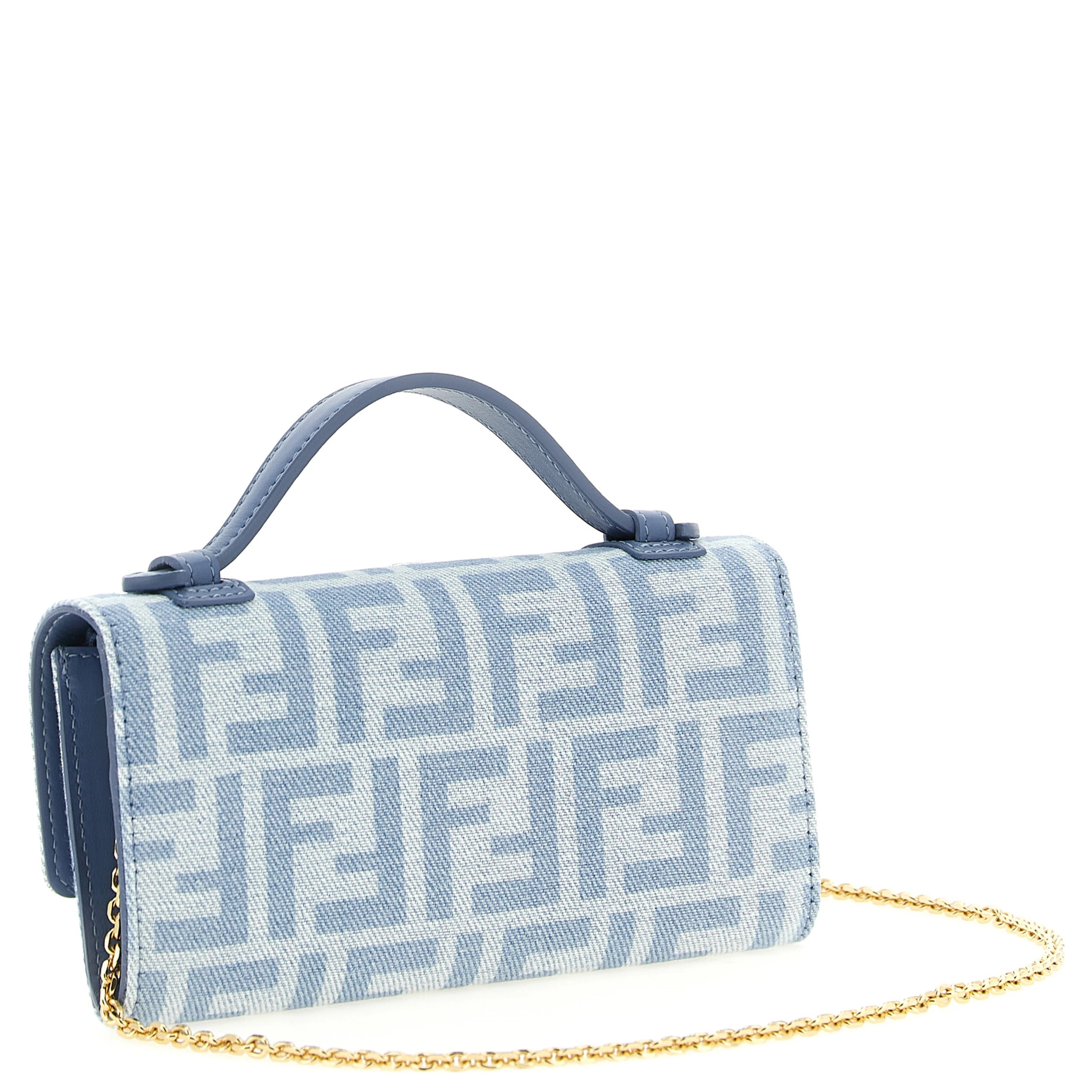Blue Cotton Cardholder