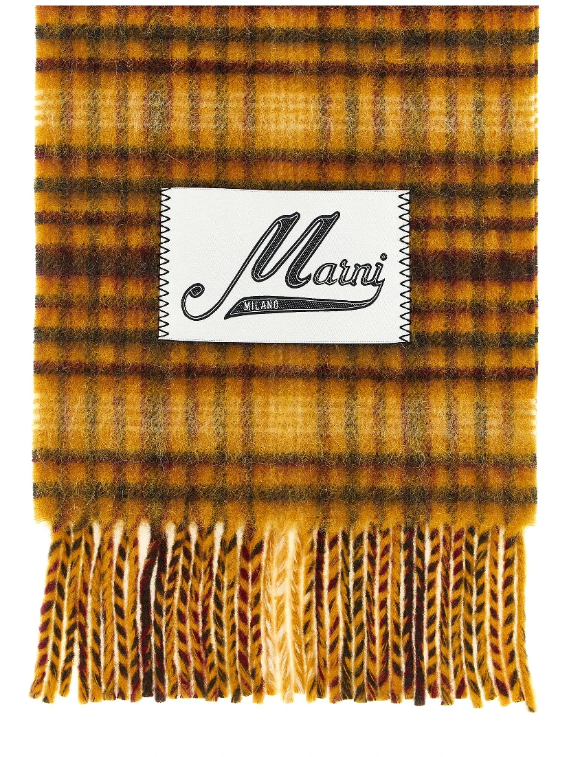 Multicolor Virgin Wool Foulard