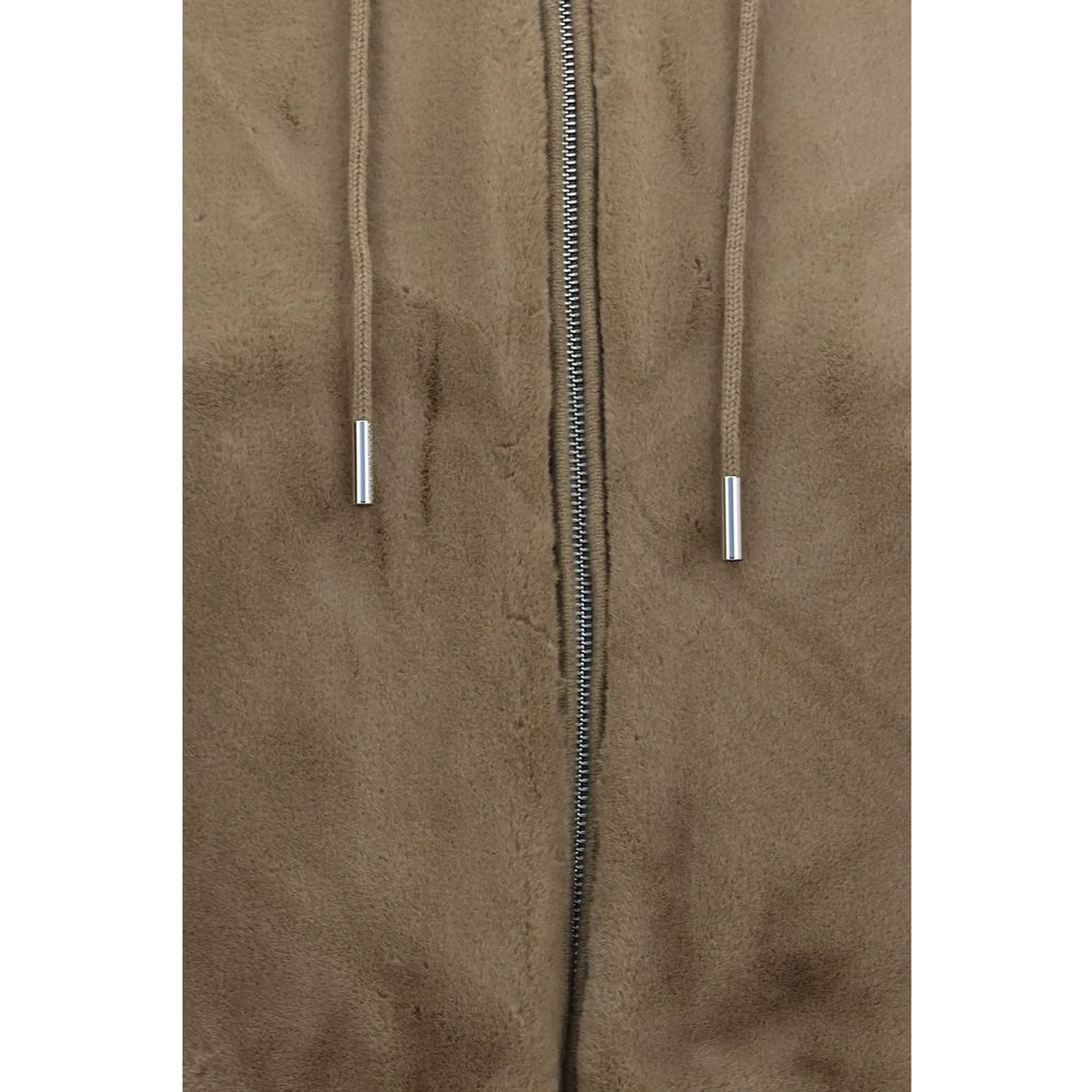 Brown Wool Oves Aries Hoodie