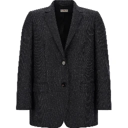 Gray Wool Blazer
