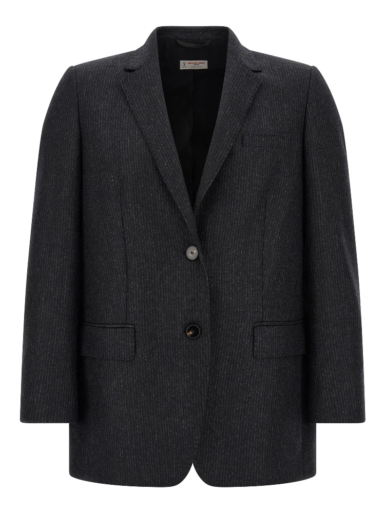 Gray Wool Blazer