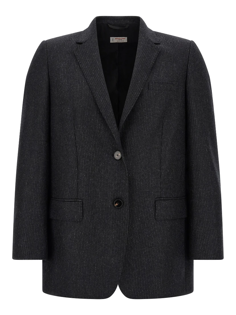 Gray Wool Blazer