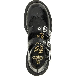 Black Calfskin Ballet Flats