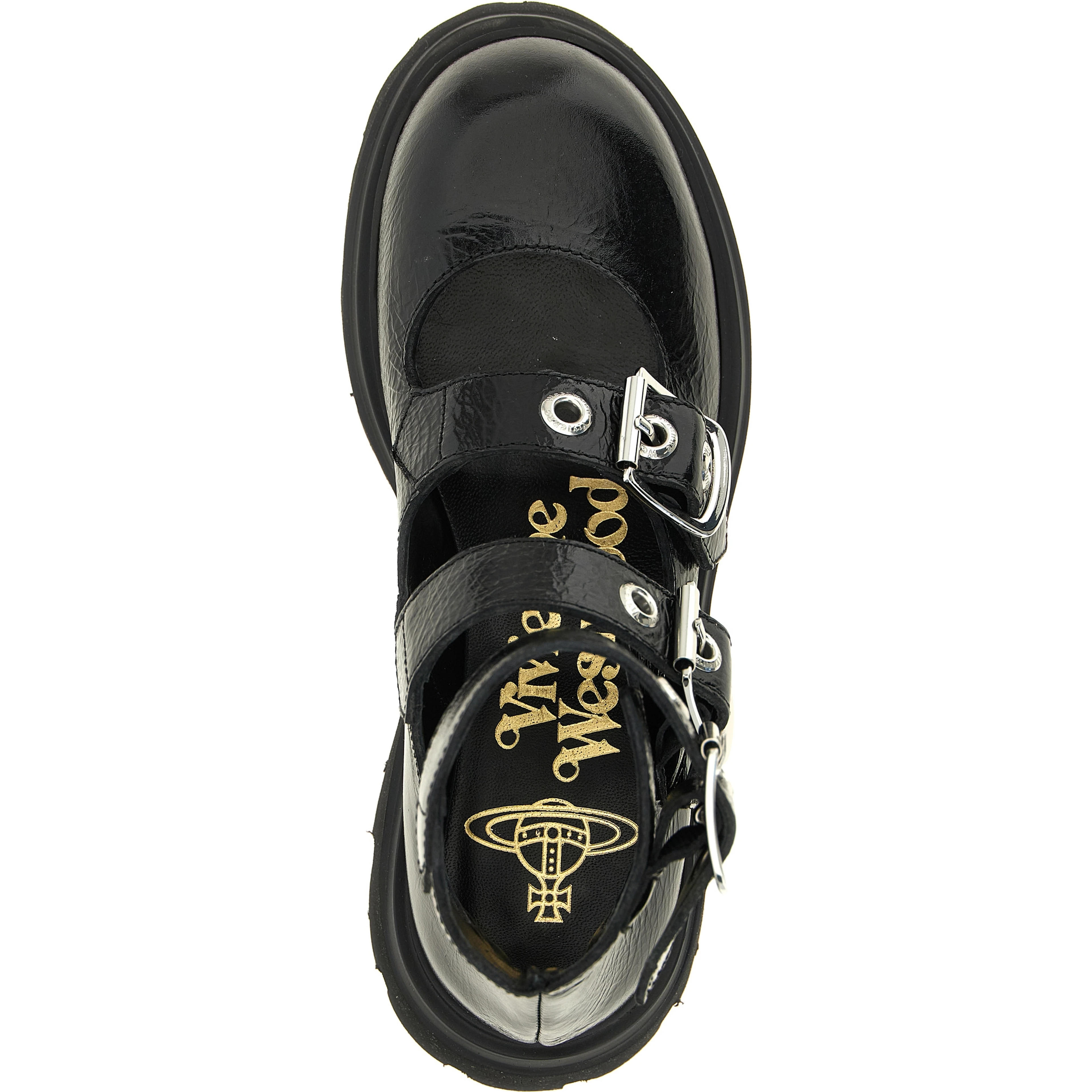 Black Calfskin Ballet Flats