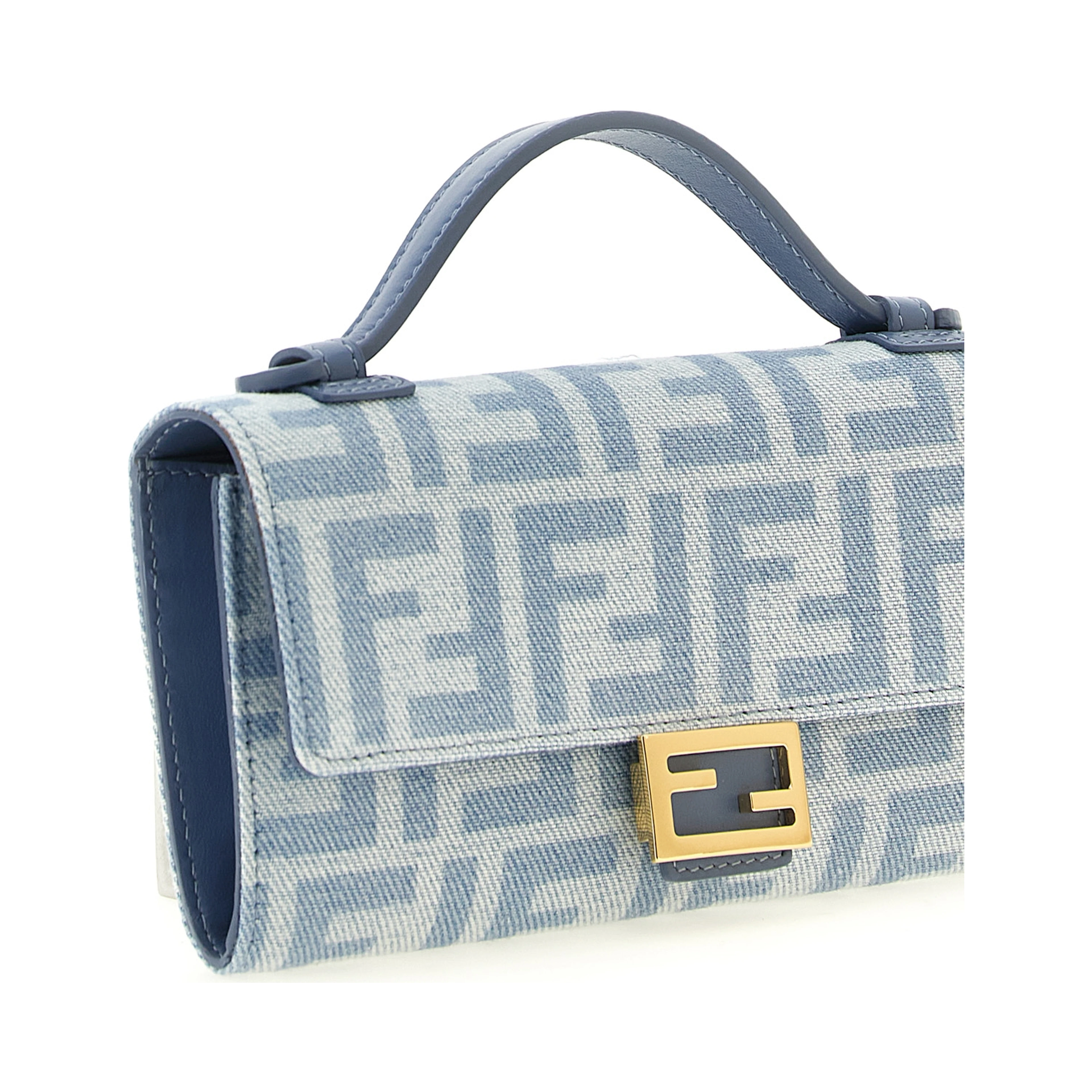 Blue Cotton Cardholder