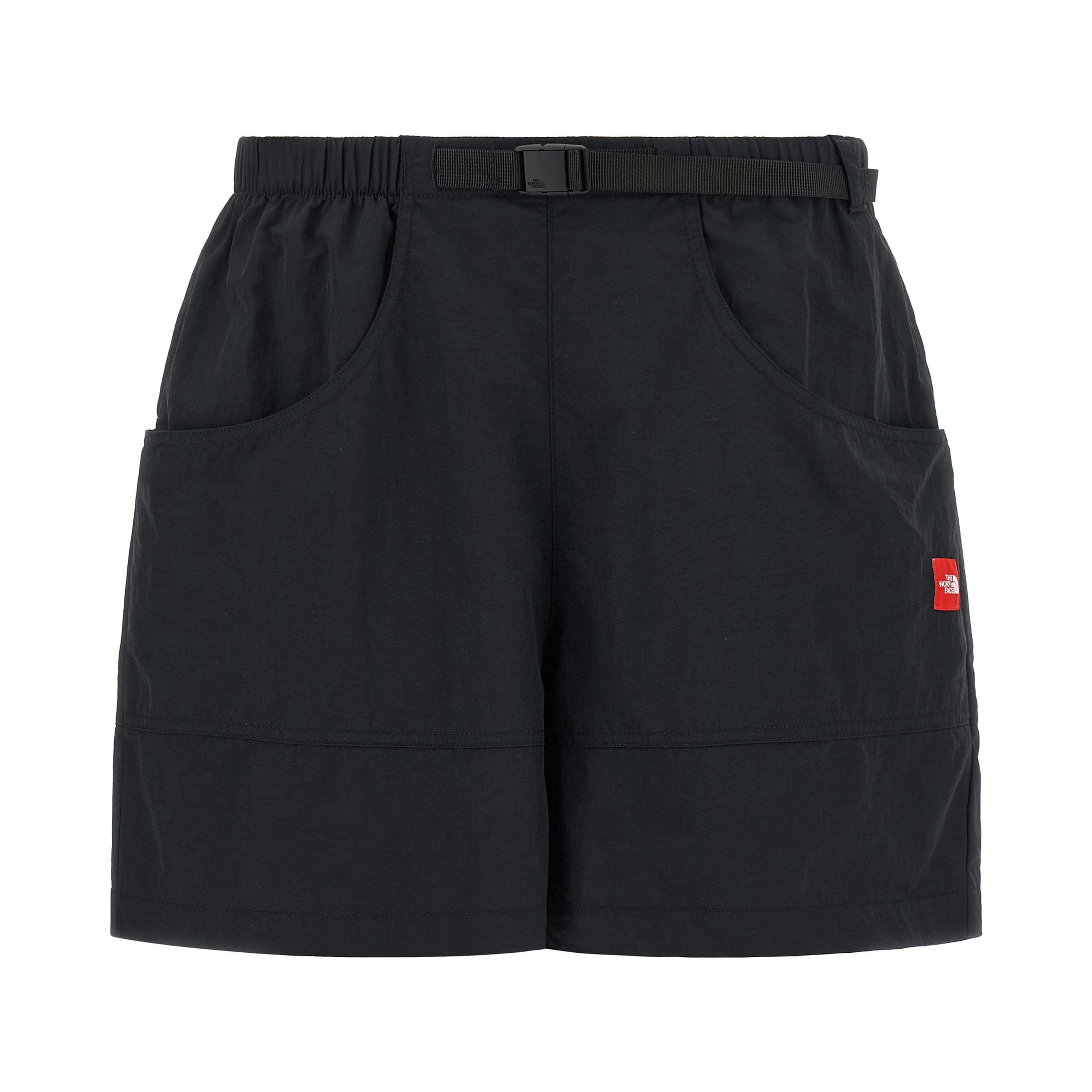 Black Nylon Bermuda Shorts