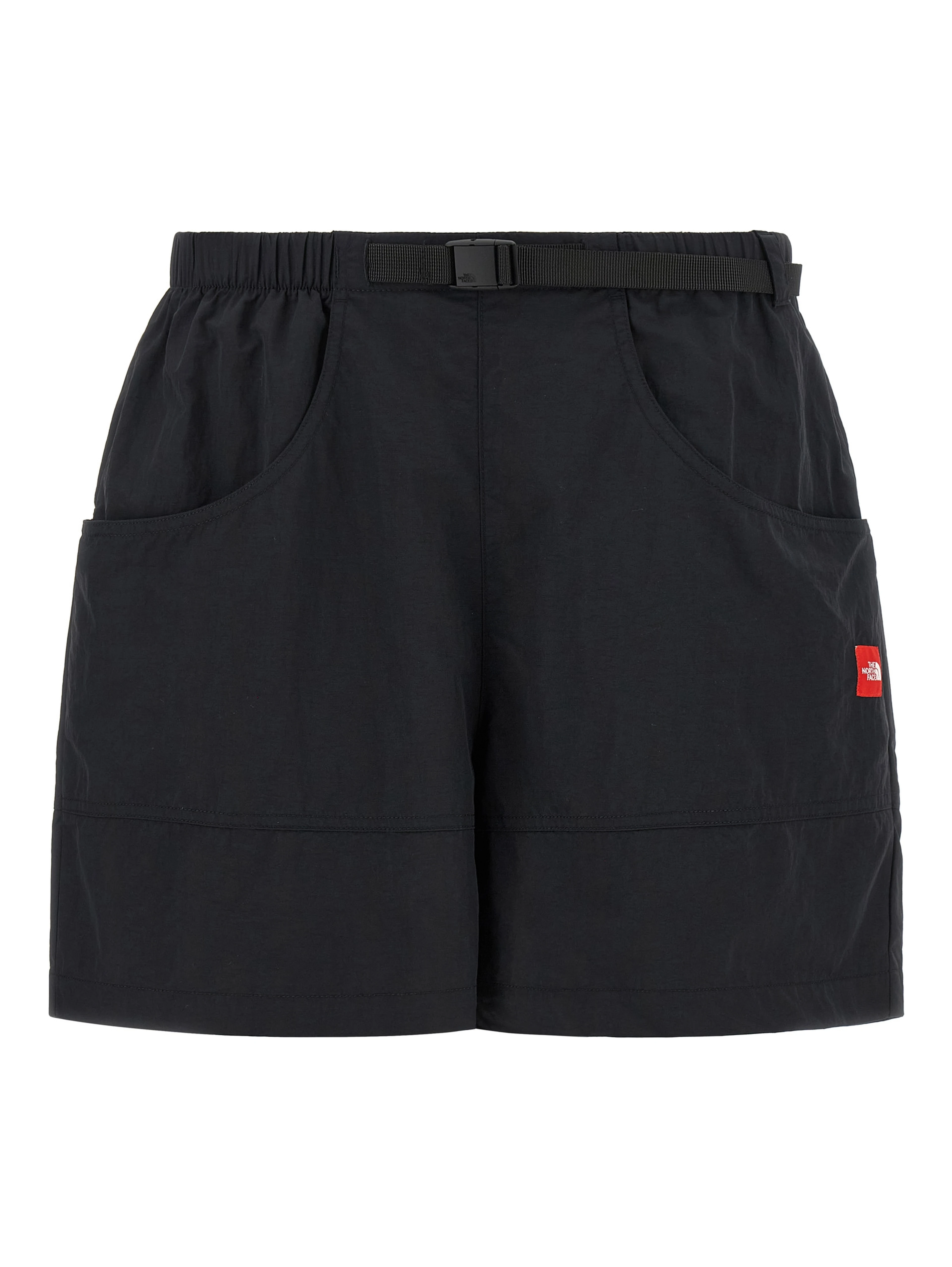 Black Nylon Bermuda Shorts