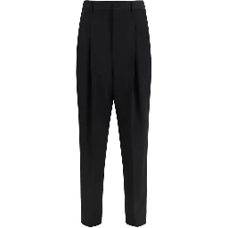 Black Wool Oves Aries Dress Pants