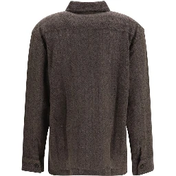 Brown Cashmere Dress Shirt